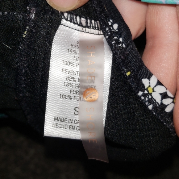 Shade & Shore Green and Black Bikini - Picture 2 of 5